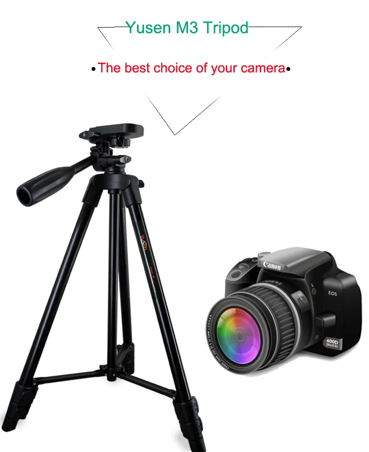 Ultralight Compact Travel Tripod with Quick Release Plate Panoramic Head Aluminum Tripod 0.7kg Max Load 3kg with Carryin