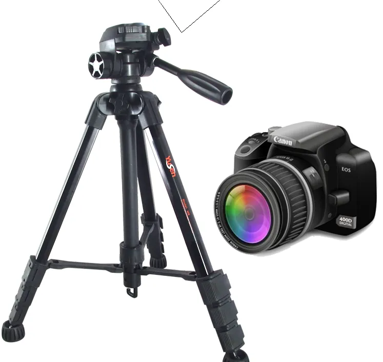 Lightweight Stand Professional Compact Travel Aluminium Alloy Camera Tripod