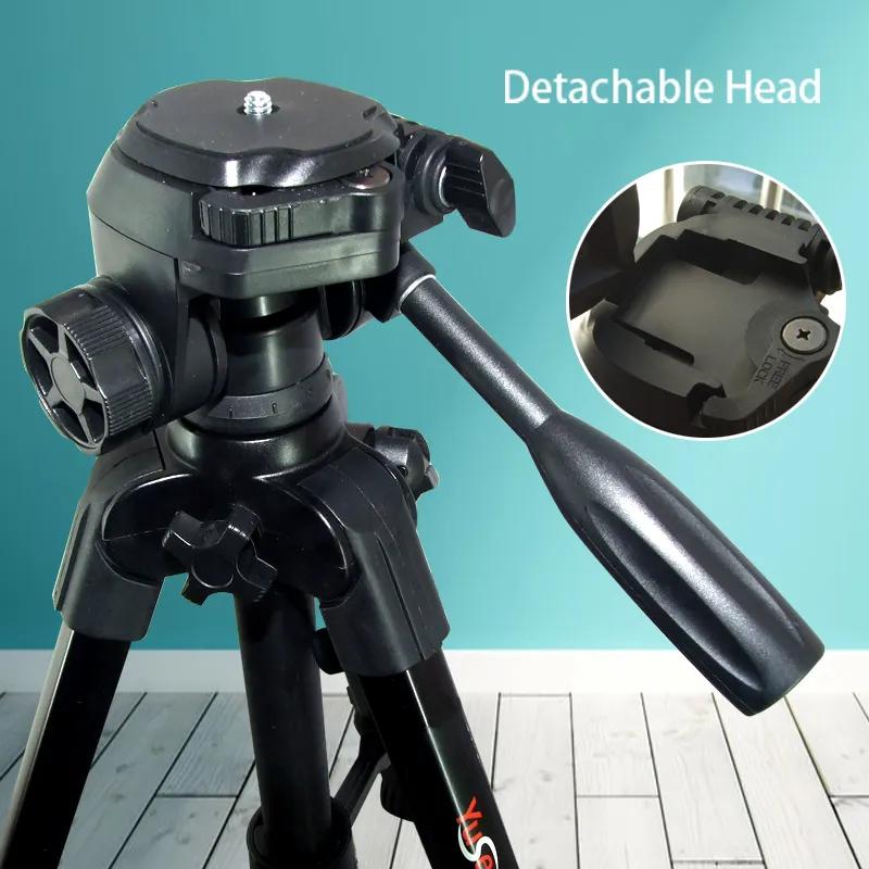 Lightweight Stand Professional Compact Travel Aluminium Alloy Camera Tripod
