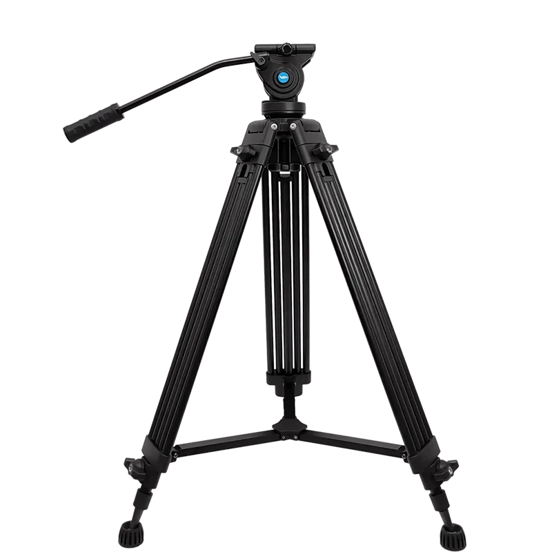 Fluid Damping Tripod Smooth Vibration Reduction for Video and Dynamic Shooting with 30“to 62” Height Interchangeable Fee