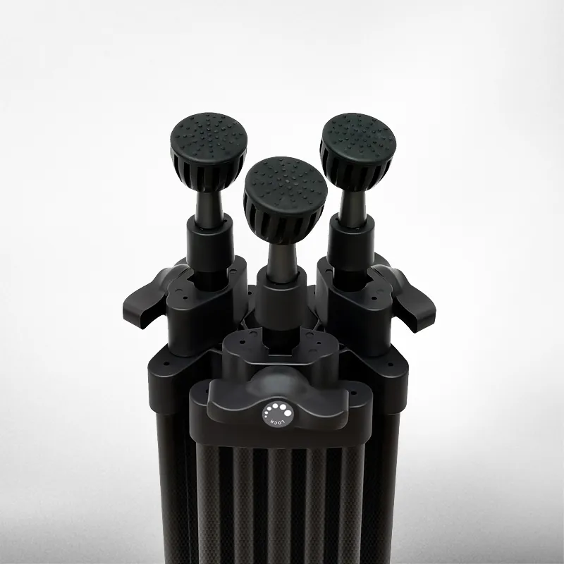 Video Tripod Professional Carbon Fiber Twin Tube Video Tripod