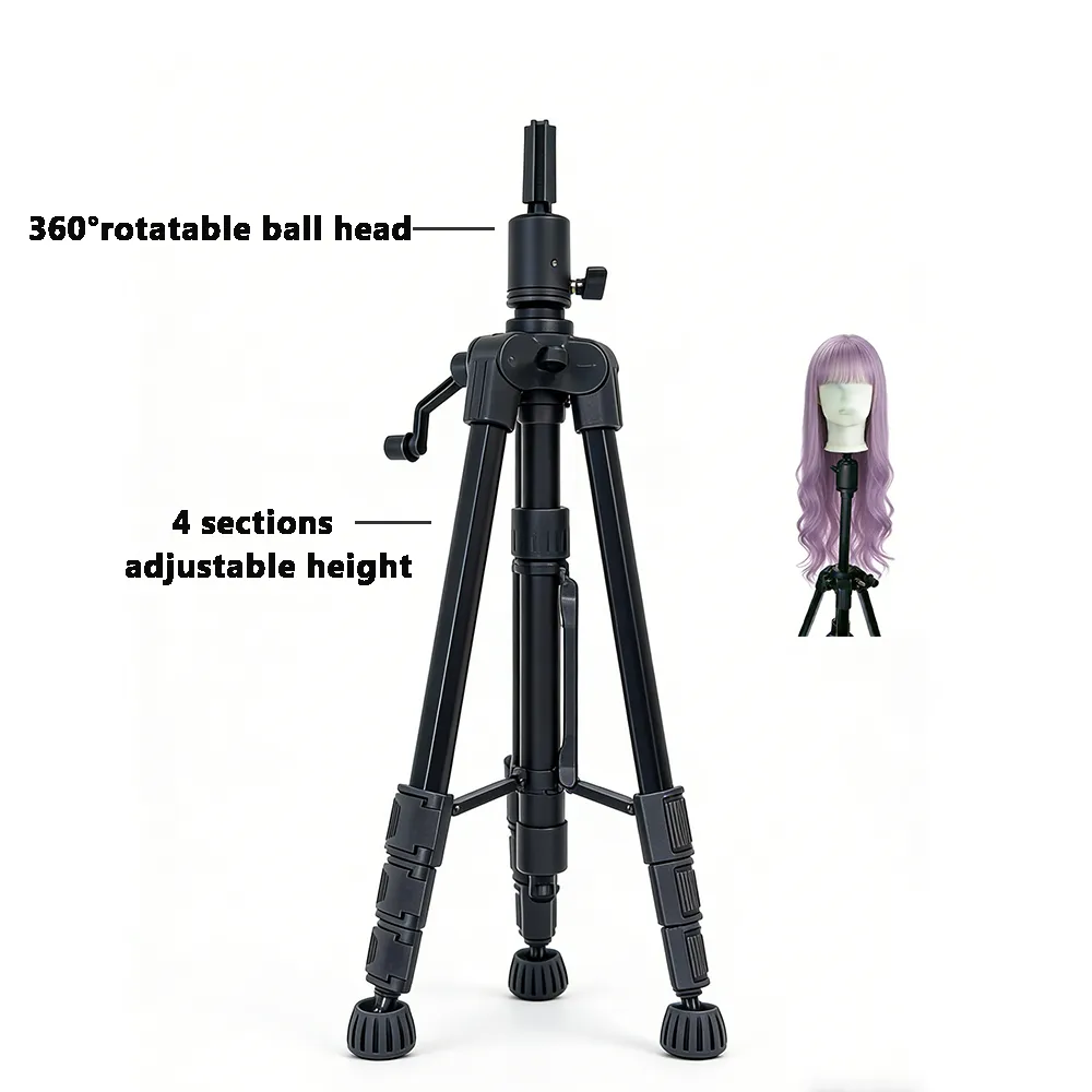 Adjustable Height Aluminum alloy Durable High Foot Tripod Wi