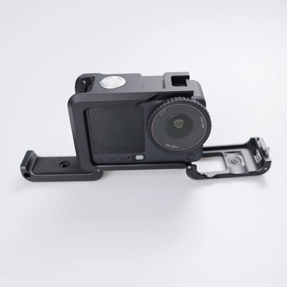 Cage for DJI Osmo Action 6, Multifunctional Protective Cage Metal Expansion Frame Case with Cold Shoe Mount