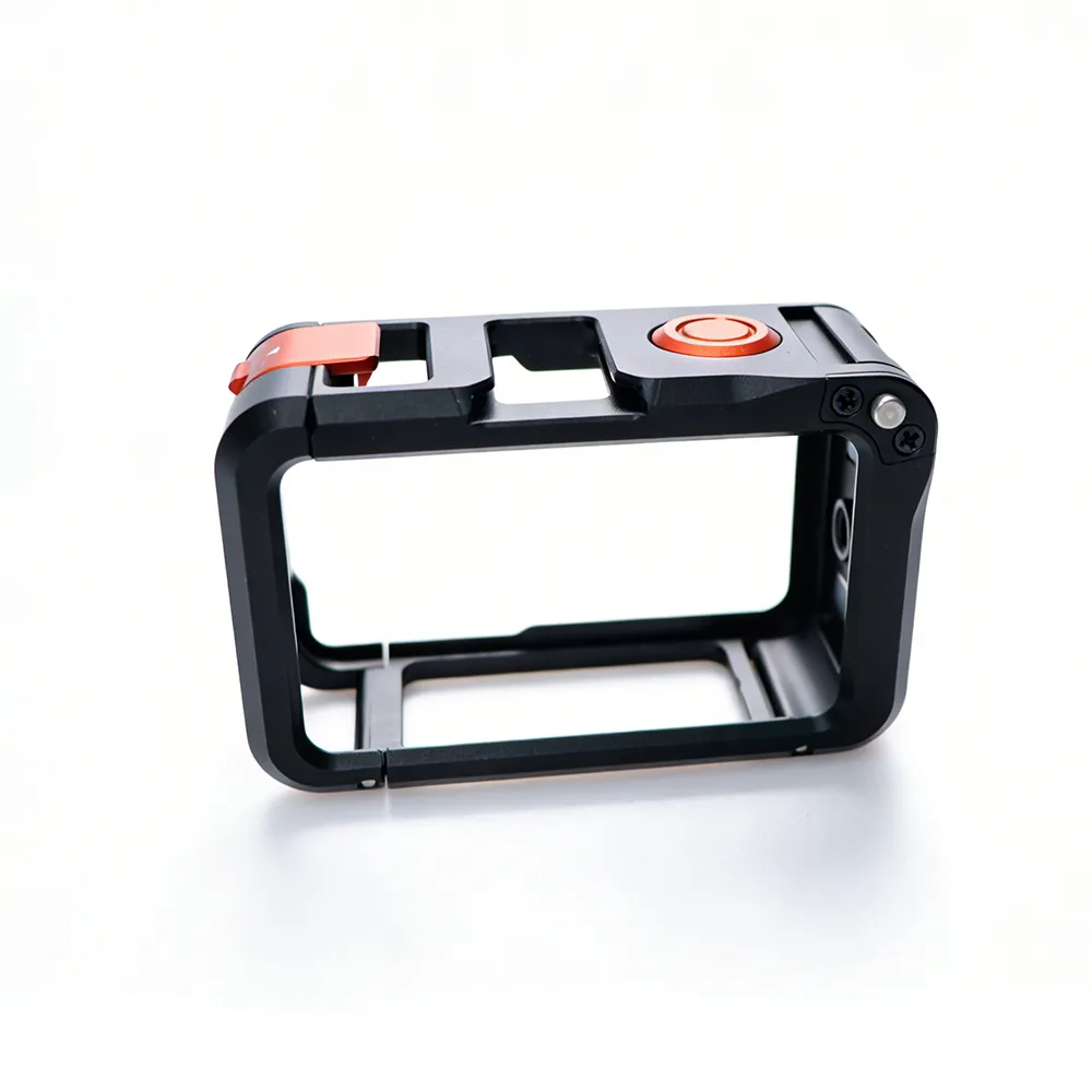 Aluminum Cage for DJI Action 5 Pro Action 4 Action 3 Camera, Protective Metal Frame, Protective Hard Case