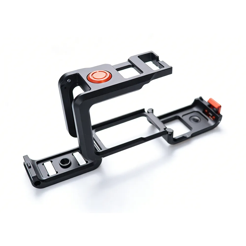 Aluminum Cage for DJI Action 5 Pro Action 4 Action 3 Camera, Protective Metal Frame, Protective Hard Case