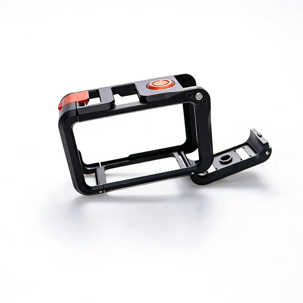 Aluminum Cage for DJI Action 5 Pro Action 4 Action 3 Camera, Protective Metal Frame, Protective Hard Case