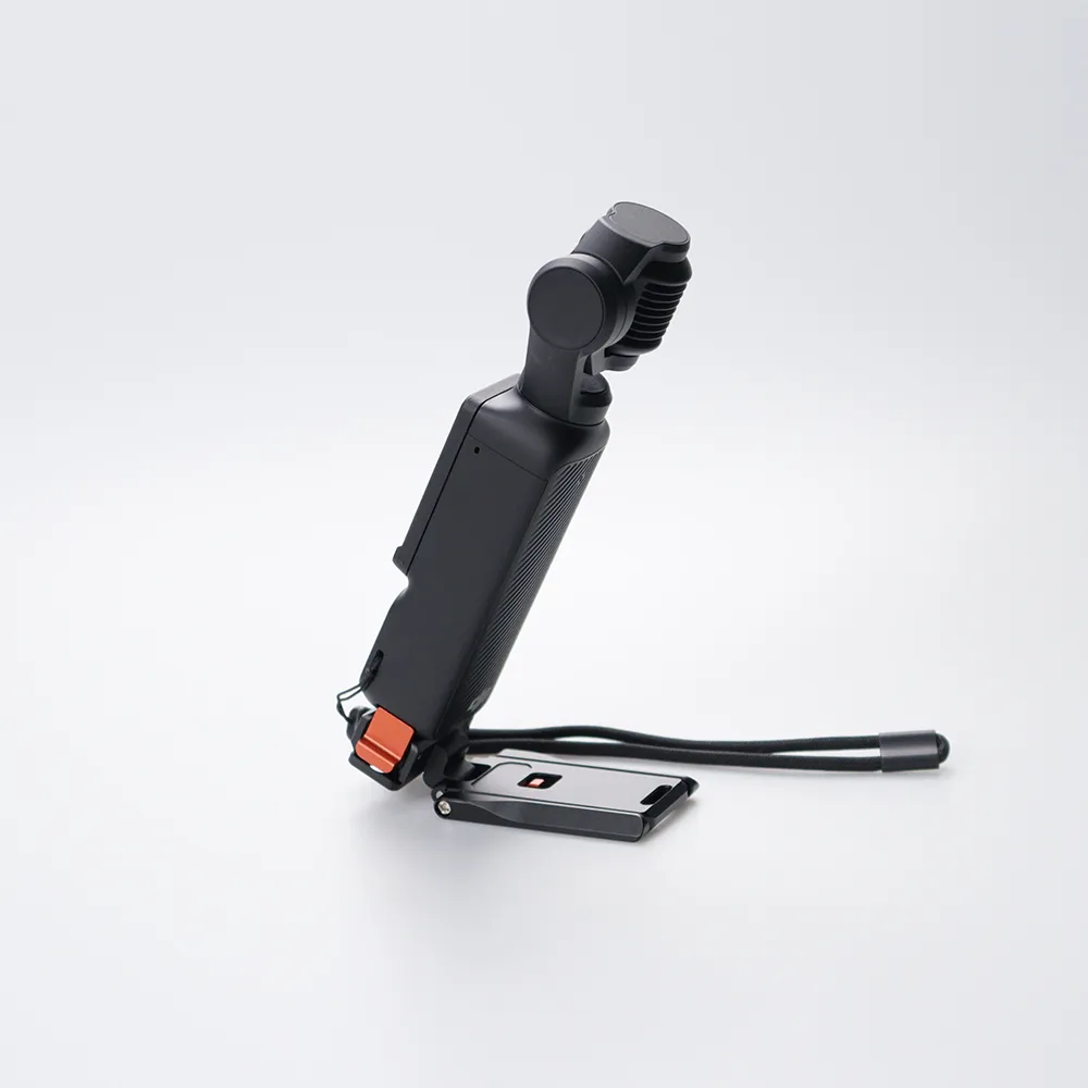 Osmo Pocket 3 and Pocket 4 Stand with Dual Claw Compact Foldable Tripod Mount with Hook Lightweight Vlogging Accessory