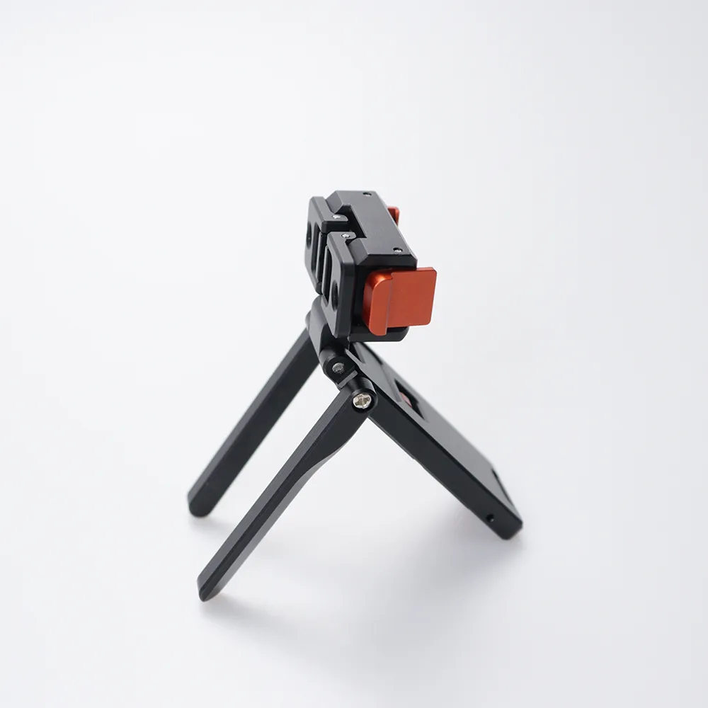Osmo Pocket 3 and Pocket 4 Stand with Dual Claw Compact Foldable Tripod Mount with Hook Lightweight Vlogging Accessory