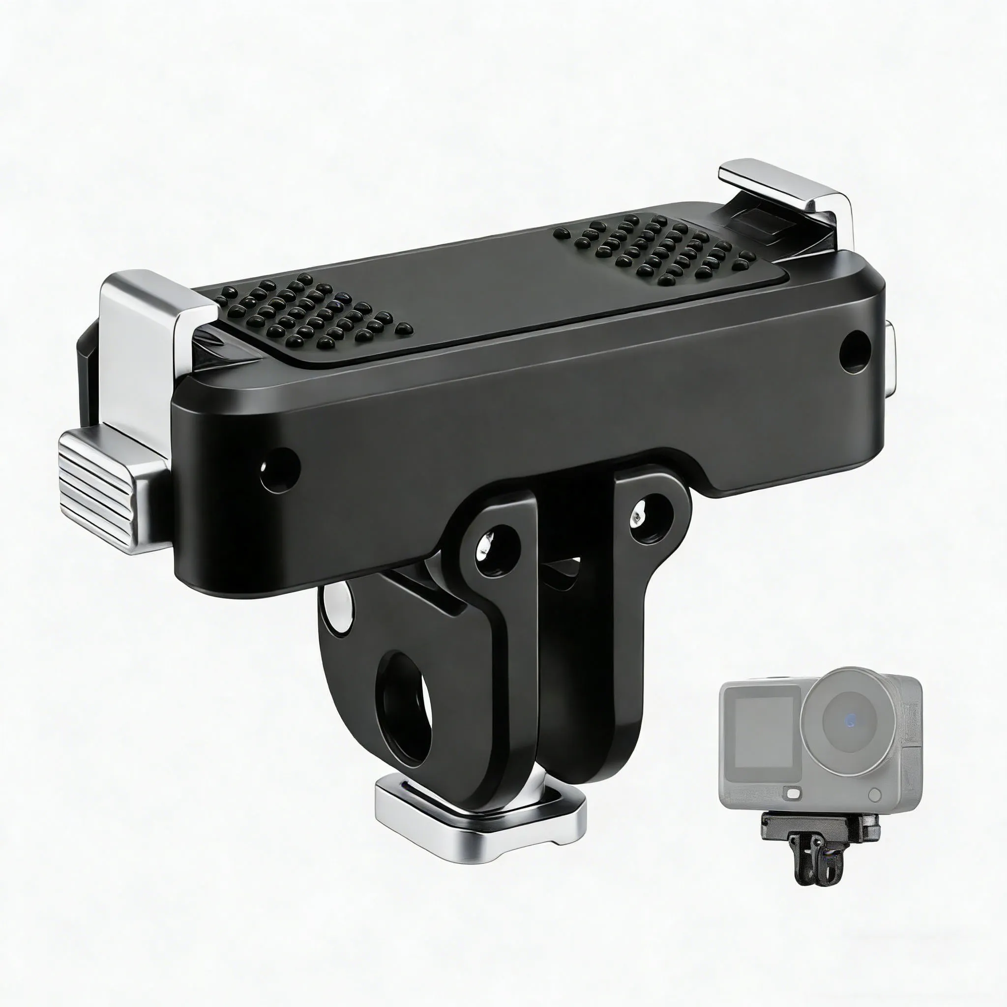 Magnetic Quick Release Adapter Camera Base Mount for DJI Action 6/Osmo Nano Aluminium Alloy Expansion Adapter with 1/4&q
