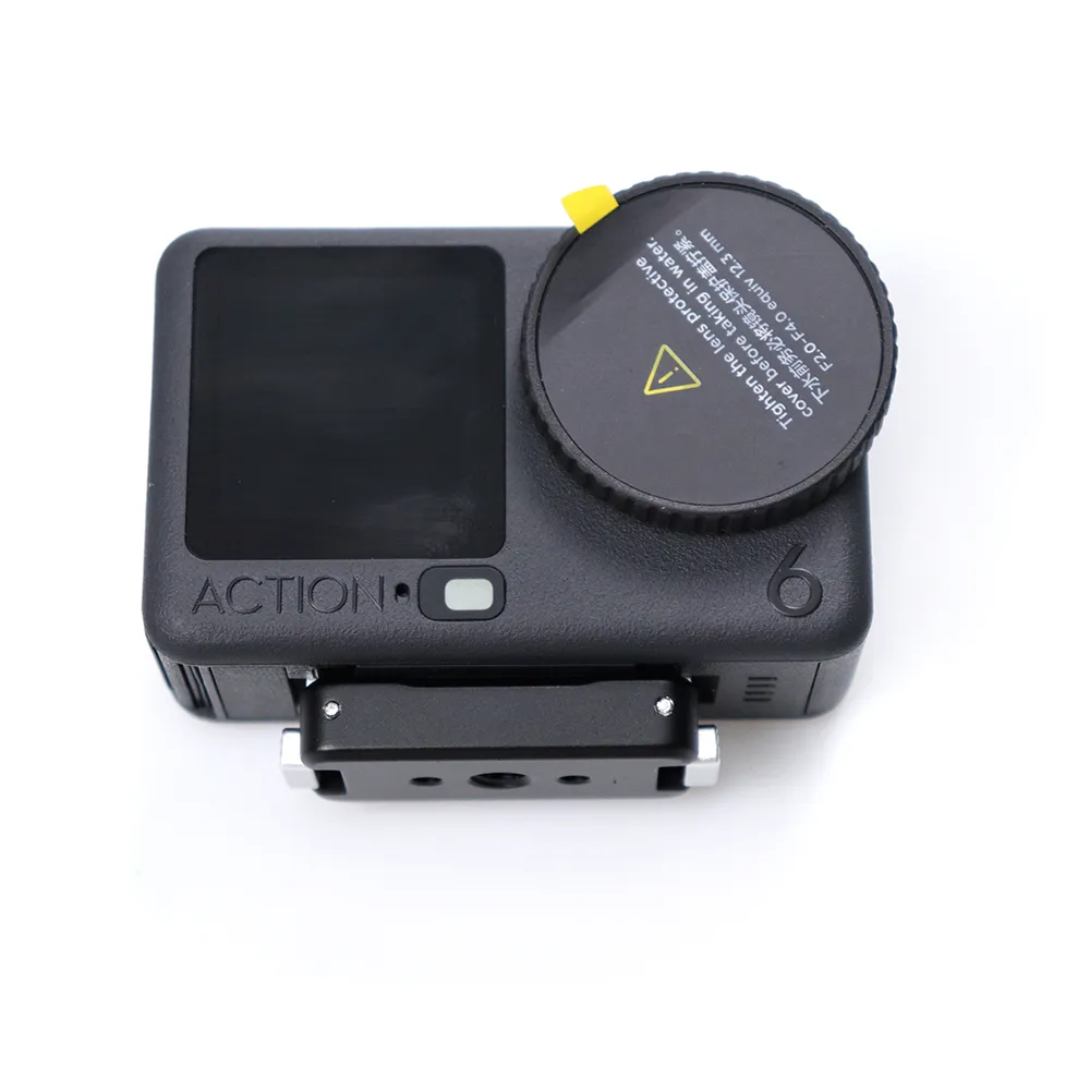 Magnetic Quick Release Mount Compatible with DJI Osmo Action 6/Osmo Nano, Aluminum Alloy Bracket Extension Base with 1/4