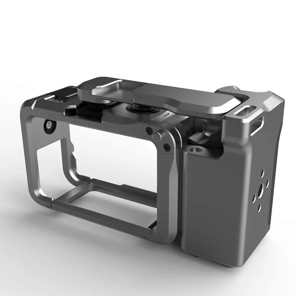 Grip Kit for DJI Action 5 Pro 4 3 Handle Holder Shutter Button Quick Release Cold Shoe