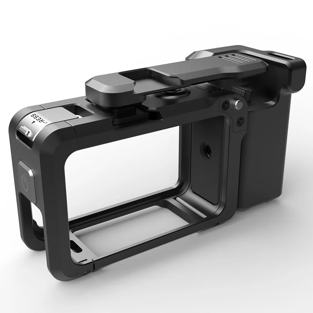 Street Grip Kit for DJI Action 6,Camera cage/Camera Grip Holder Set for DJI Osmo Action 6 Street Photography