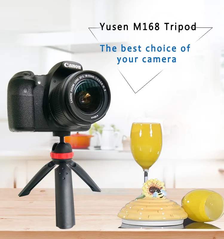 Universal Mini Camera Tripod with 360° Ball Head Table Tripod for DSLR Phone for Vlog Portable Camera Tripod Mount