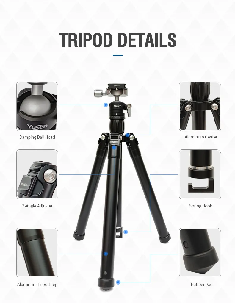 Aluminum Lightweight Tripod Universal Video Conference Ptz Camera Accessories Stand Tripod