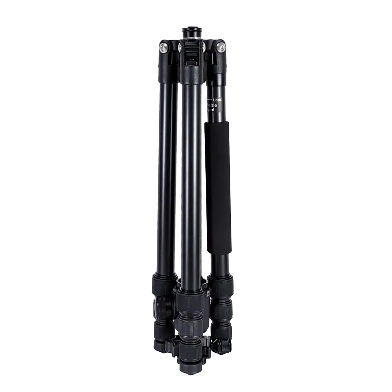 Aluminum Camera Tripod Detachable Legs Convertible to Monopod Durable Tripod Kit for DSRL with CNC 360°Ball Head Kit Tripod