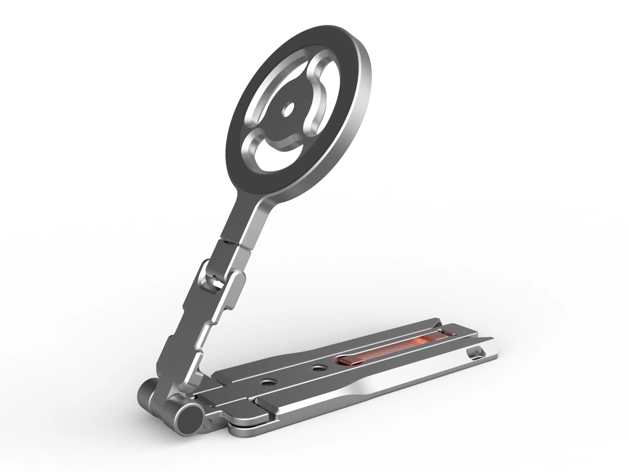 Dual Magnetic Phone Mini Tripod Foldable Double Magnet Mount