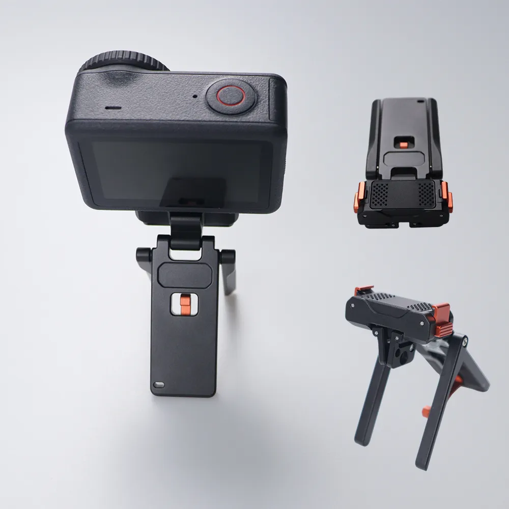 Action 6 Magnetic Stand, Aluminum Alloy Quick Release Adapter for DJI Osmo Nano, 360° Adjustable & 1/4”Screw Hole Tripod Accessories