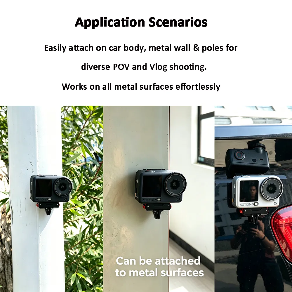 Action 6 Magnetic Stand, Aluminum Alloy Quick Release Adapte