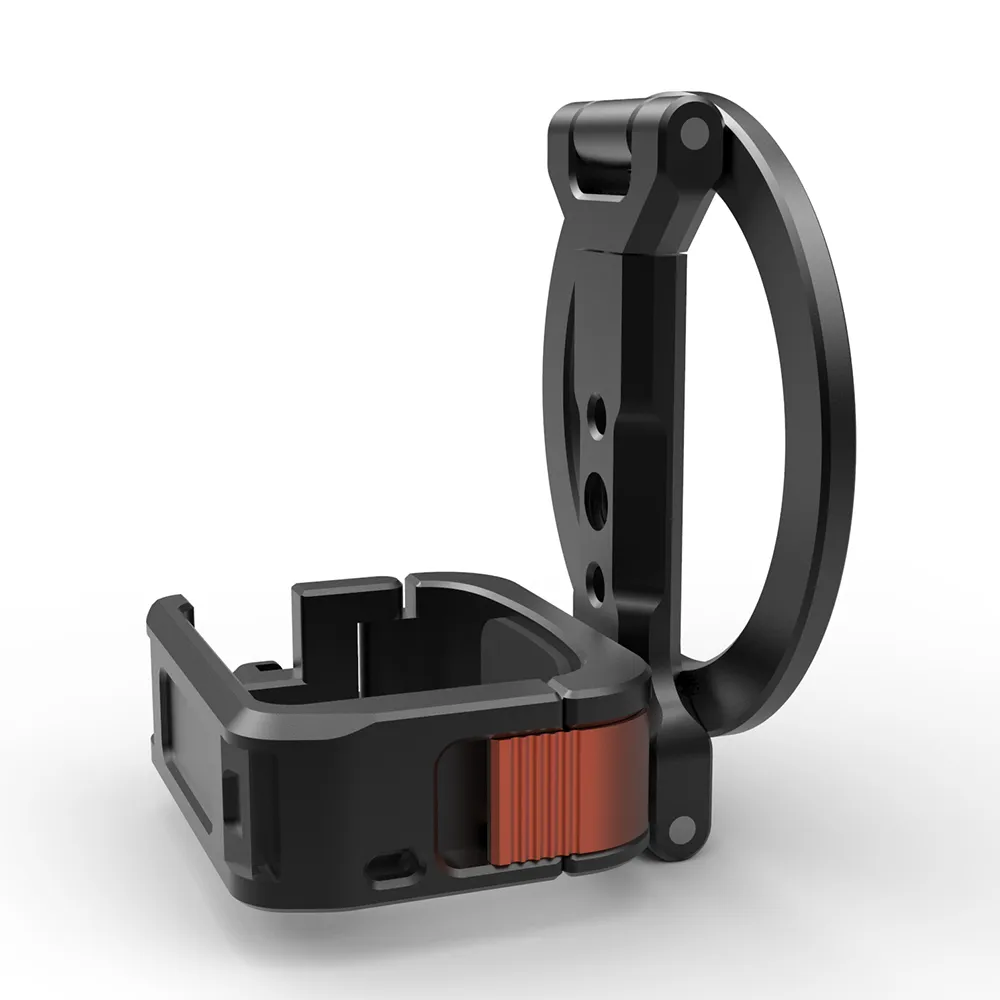 Flip-Up Magnetic Cage for DJI Osmo Pocket 3 / Pocket 4, Aluminum Alloy Quick Release Cage 360° Rotatable Arm and 1/4"-20 Mount