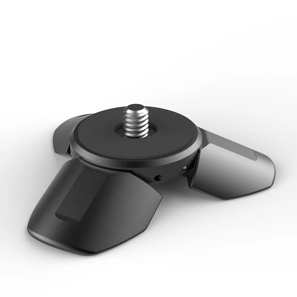 Auto-Deploy Mini Tripod for DJI Pocket 4P/4/3, for Insta360 Luna Aluminum Magnetic Stand with 1/4"-20 Screw for Xtra Muse & 360 Cameras, Compact Travel Vlog Action Camera Accessories